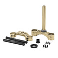 Load image into Gallery viewer, Fastace Gold Drop Crown Triple Clamp
