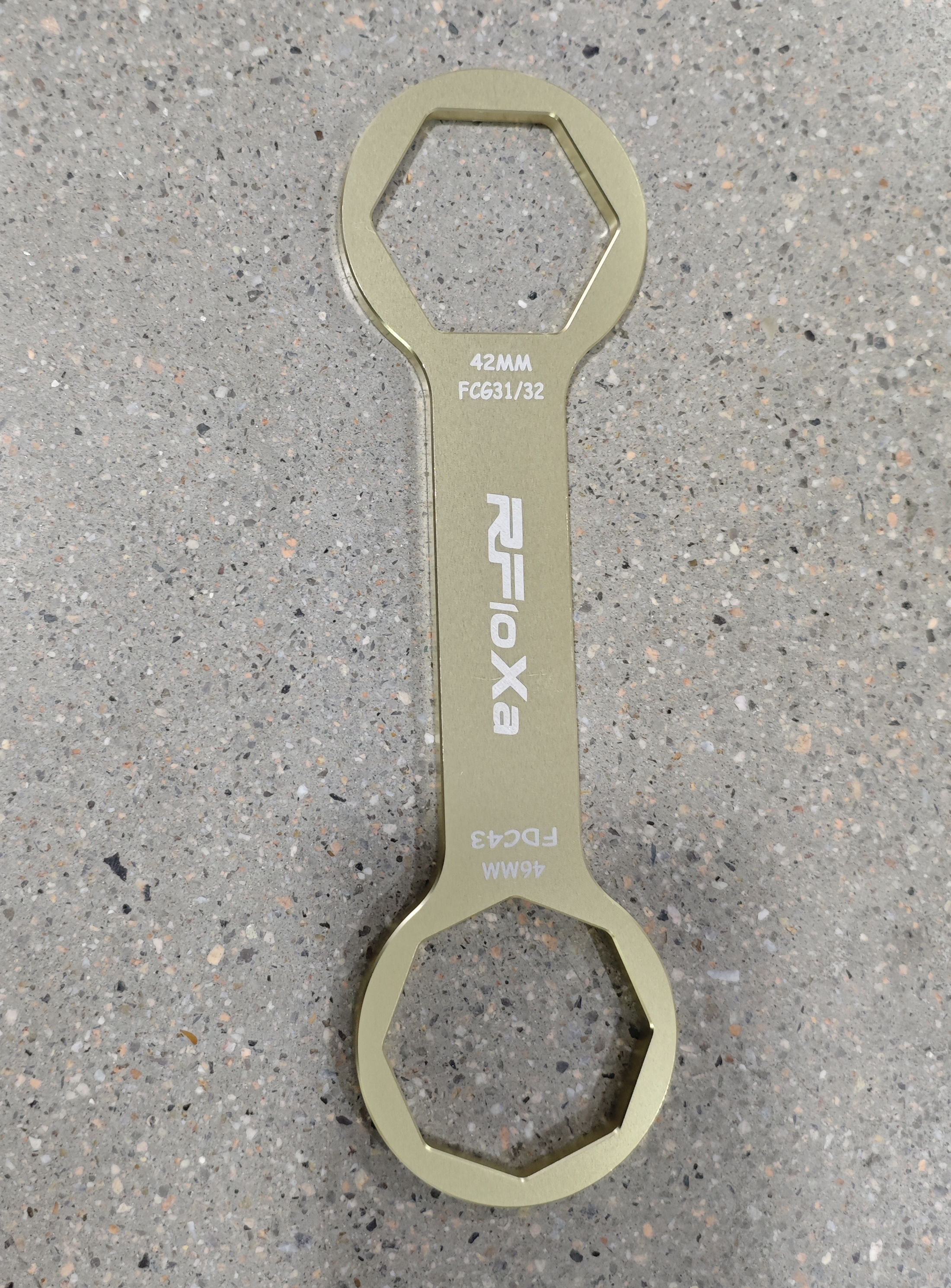 Gold Fork Top Cap Wrench
