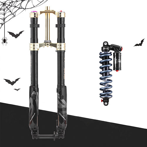 RFloXa Hawk31 Max Black/Gold Fork+RAB53RV Shock for Surron/Talaria/Eridepro