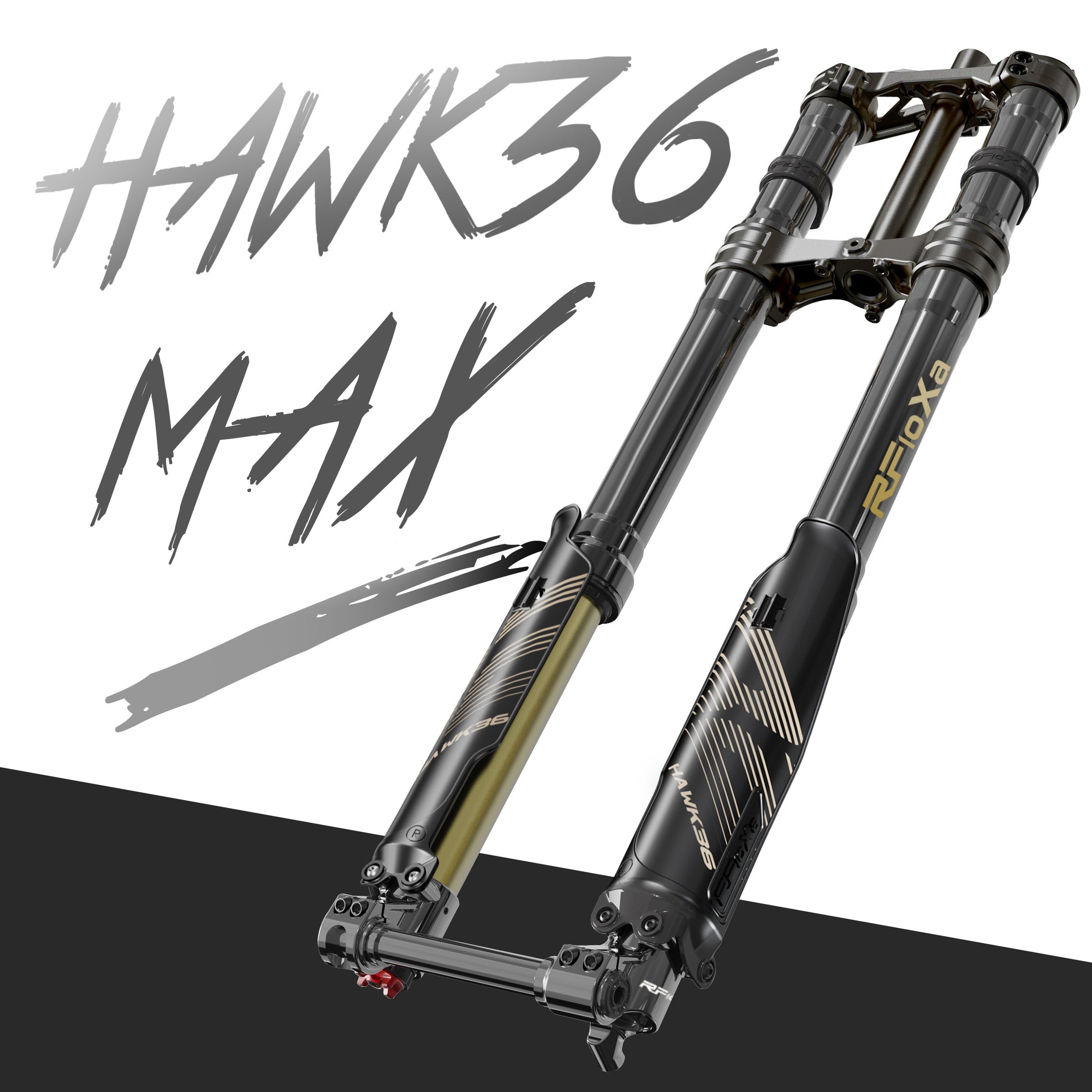 RFLOXA Hawk36 MaxR Black Front Fork for Arctic Leopard XE PRO R